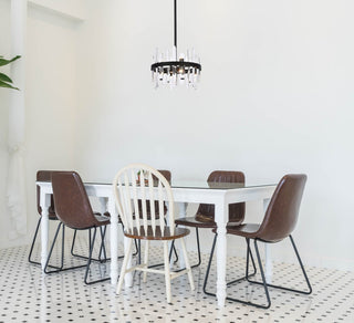 Modern Black 8-Light Pendant
