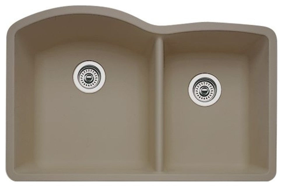Blanco 441284 Diamond Silgranit II Truffle 1-3/4 Bowl Undermount Sink