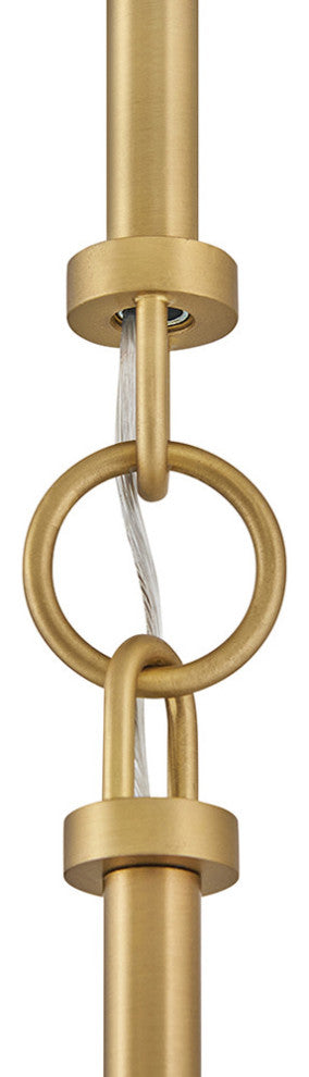 Hinkley Sadie Medium Dome Chandelier, Lacquered Brass