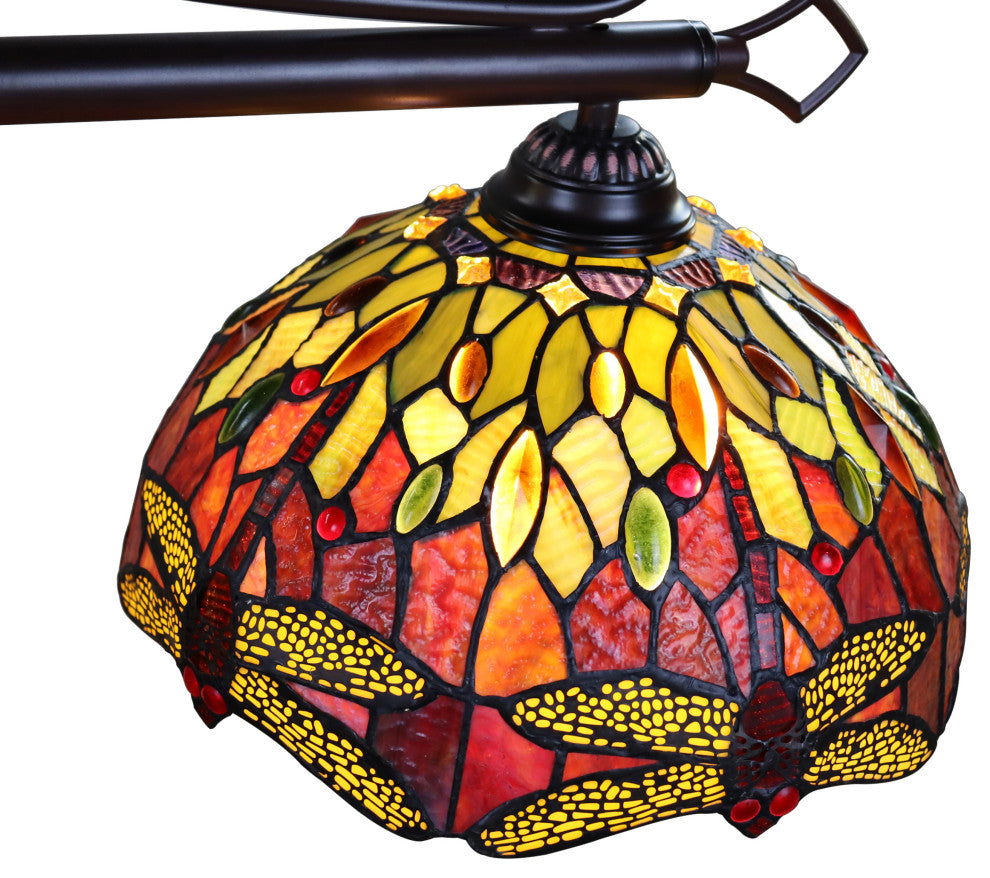 CHLOE Lighting CH3T471RD48-IL3 EMPRESS Dragonfly 3 Light Island Pendant 48``Wide