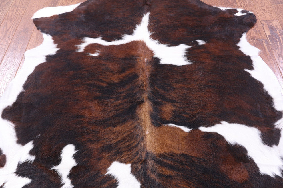 Organic Natural Hair-On Cowhide Area Rug 6' 10" X 6' 4" C1852