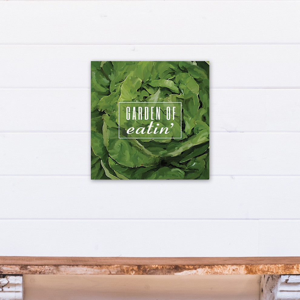Garden of Eating 16"x16" Print on Canvas