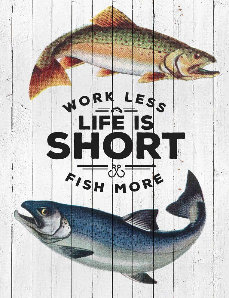 "Life Is Short" Painting Print on Canvas by Saturday Evening Post