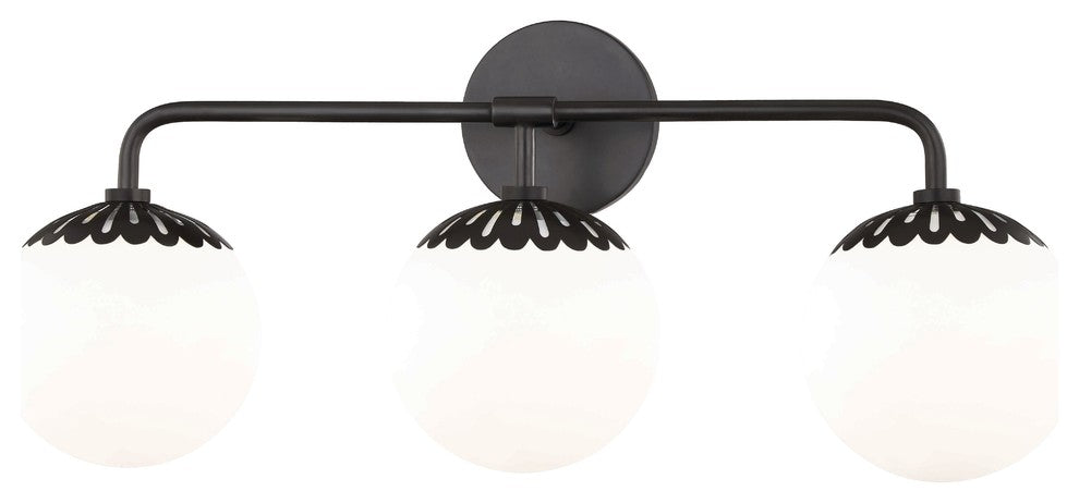 Paige 3-Light Bath Light, Old Bronze Finish