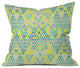 Pattern State Triangle Marine Outdoor Throw Pillow