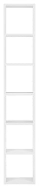 Modern Slim Modular Cube Shelving, Matte White
