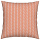 Modern Pink Orange Dots Geometric Twigs Throw Pillow Velvet