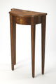 Chester Demilune Console Table, Olive Ash