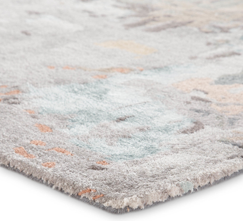 Jaipur Living Luella Handmade Gray/Blush Rug, 2'x3'