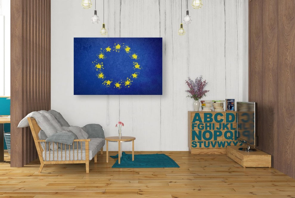 Epic Graffiti 'European Union' Giclee Canvas Wall Art, 40"x26"