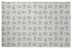 Criss Cross Bunnies Easter Chenille Rug, Whisper White, 4'x6'