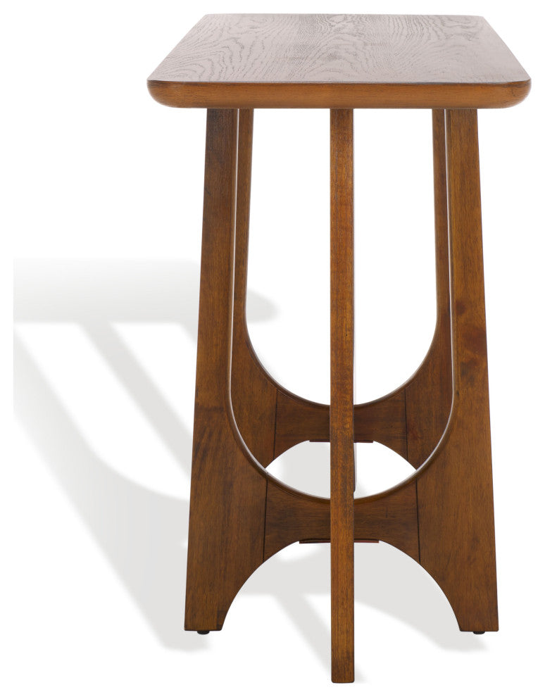 Safavieh Couture Sasha Wood Console Table, Medium Oak
