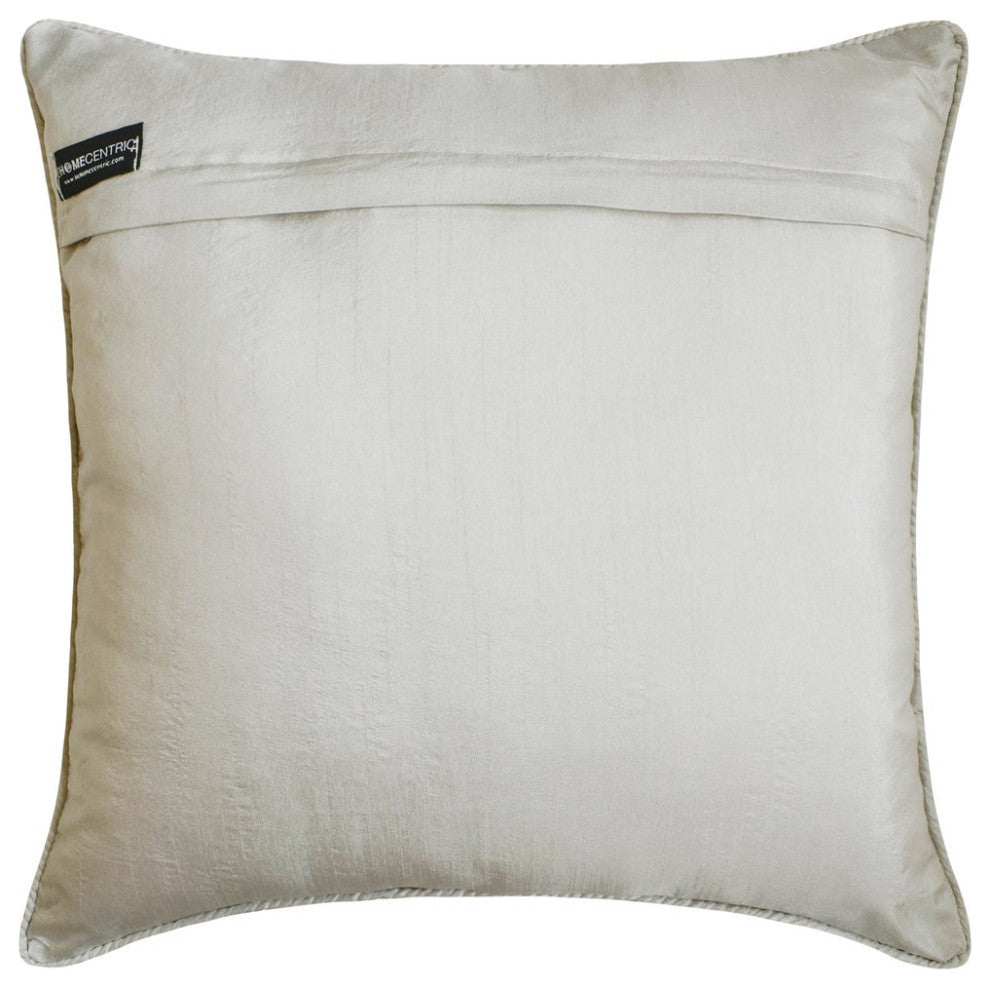 Blue Jacquard Abstract Cushion Cover 18"x18" Throw Pillow Cover - Interlaced