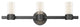 Artika Novello 3-Light Bathroom Vanity Wall Light, Black