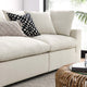 Modular Sectional Deep Sofa Set, Beige, Fabric, Modern, Lounge Cafe Hospitality