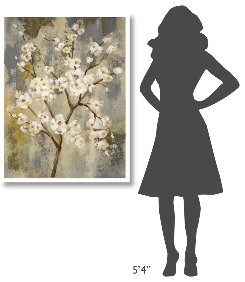 "Neutral Branches I" Digital Paper Print by Silvia Vassileva, 32"x42"