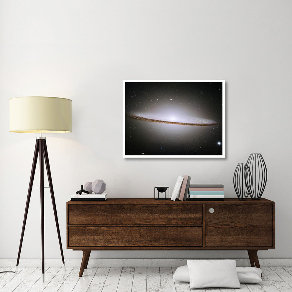 "M104 - The Sombrero Galaxy -  Visible Light" Paper Print by NASA, 42"x32"
