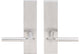 Sequoia Lever, Tubular Full Dummy Pair, Right Hand, Satin Stainless Steel