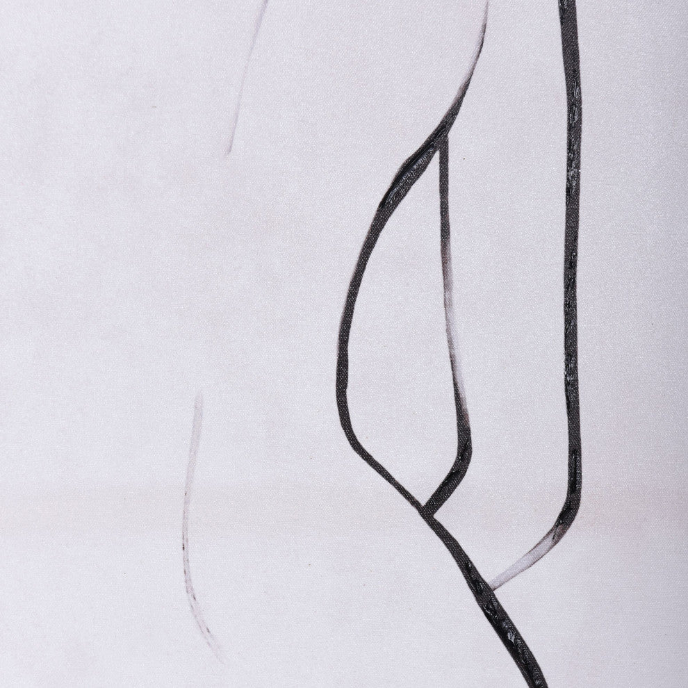 The Female Form: Part I Art Print on Canvas- Framed