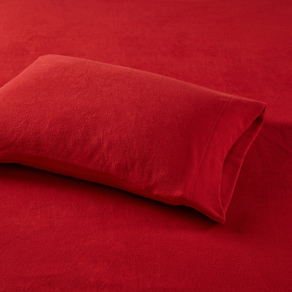 True North by Sleep Philosophy Knitted Micro Fleece Solid Sheet Set, King