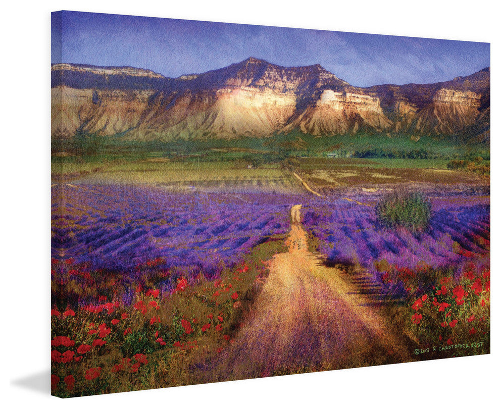 "Bountiful Valley" Painting Print on Canvas by Chris Vest