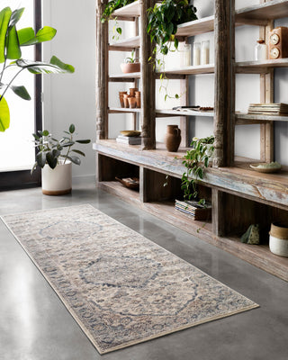 Teagan TEA-01 Area Rug, Natural/Gray, 3'4"x5'7"