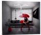 "Rain In Paris" Stretched Canvas Giclee by Natalia Simongulashvili, 36x32"