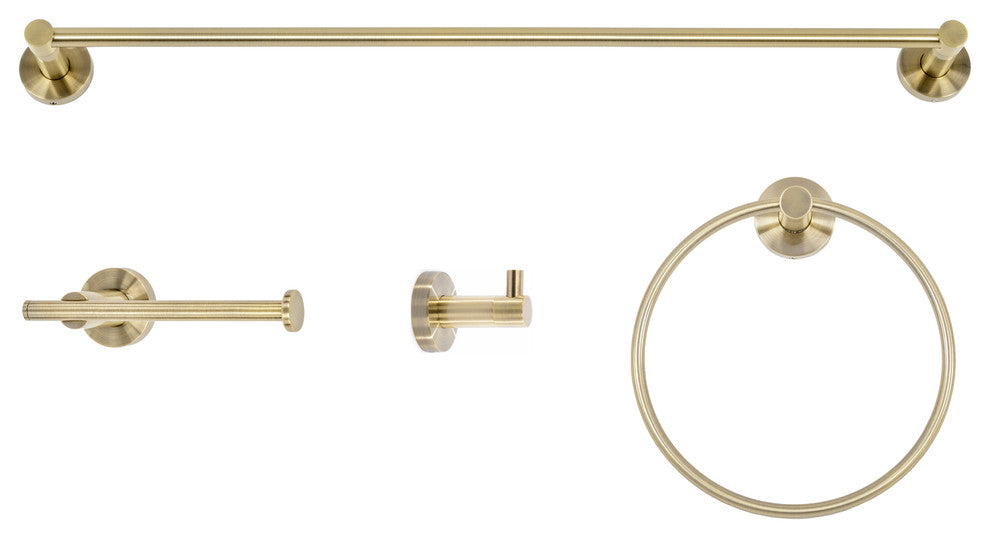 Italia Venezia Series Bronze 4 Piece Bathroom Accessory Set