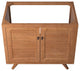 Birdie 36" Teak Wood Bathroom Vanity Cabinet (Sink Basin Not Included) - Natural
