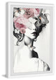 "Pinky Floral Beauty II" Framed Painting Print, 16"x24"