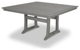 POLYWOOD Nautical Trestle 59" Dining Table