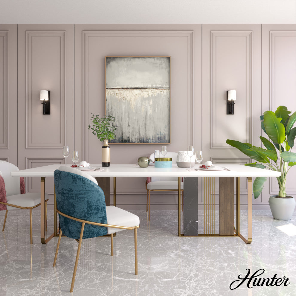 Briargrove Matte Black 1-Light Sconce Wall