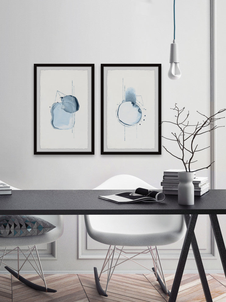 Afterthought Diptych, Set of 2, 30x45 Panels