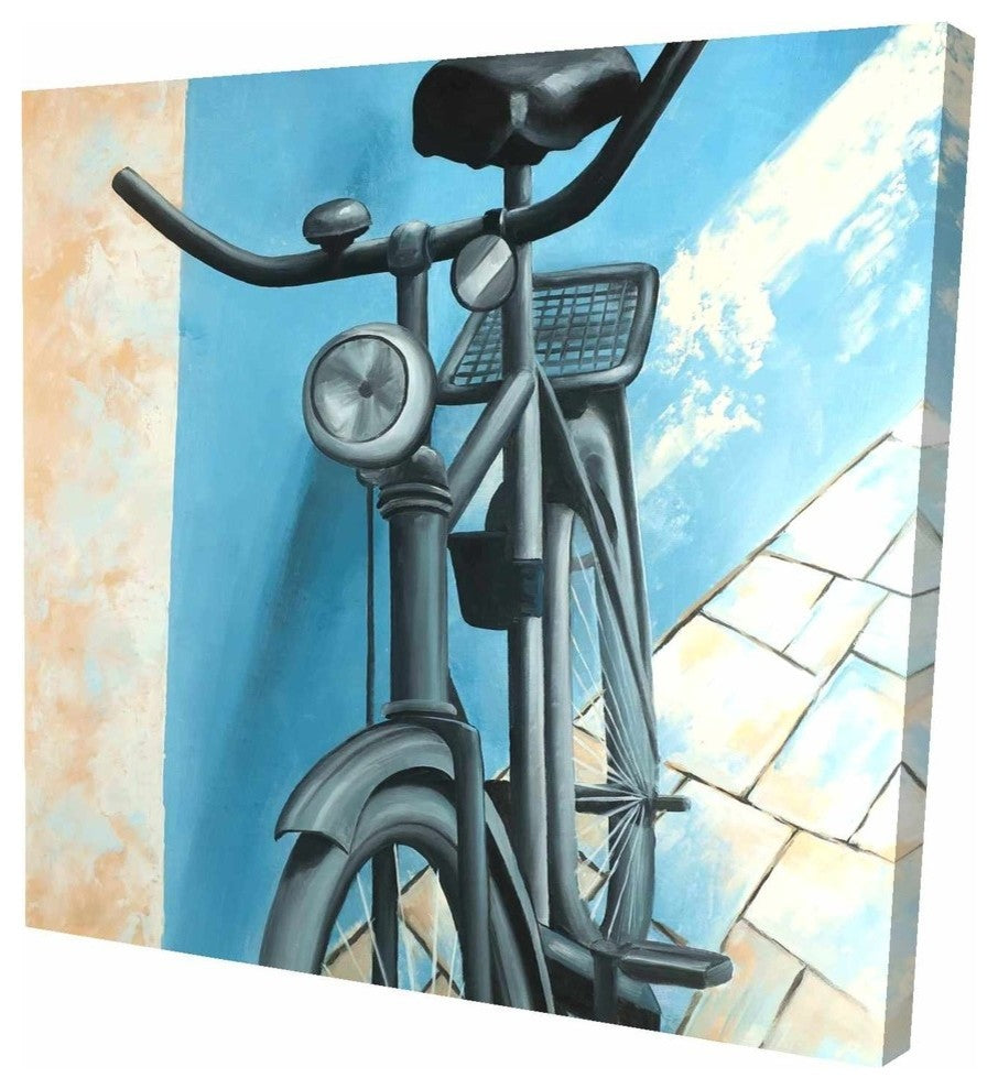 Abandoned Bicycle, Fine Art Gallery Wrapped Canvas, 24"x24"