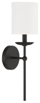 1-Light Wall Sconce, Matte Black