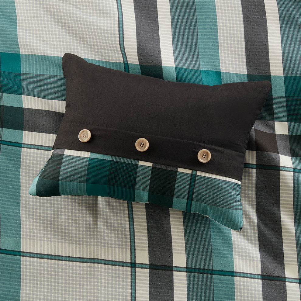 Intelligent Design Robbie Plaid Comforter Set With Bed Sheets