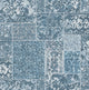 Esma Blue Vintage Carpet Wallpaper Bolt