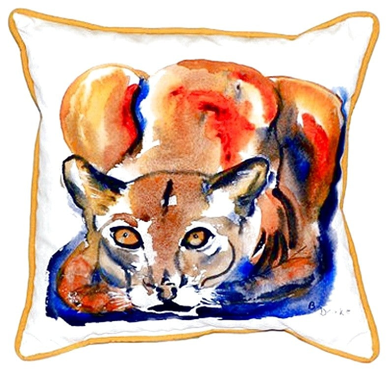 Cougar Extra Large Zippered Pillow 22x22