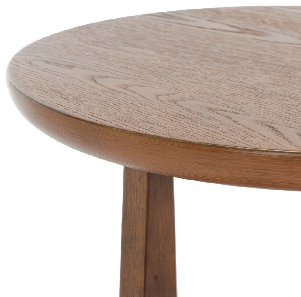 Safavieh Couture Sasha Wood Accent Table, Medium Oak