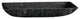Alumix Nek Rectangular Vessel Sink, Black and Silver