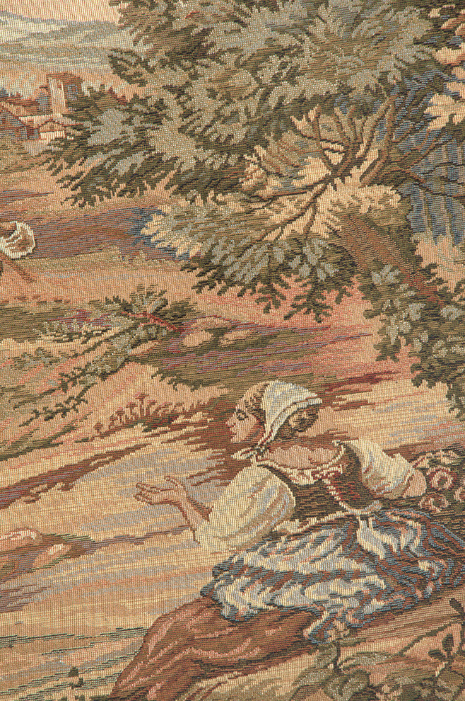Ferry Crossing I, Wall Tapestry, 31"x48"