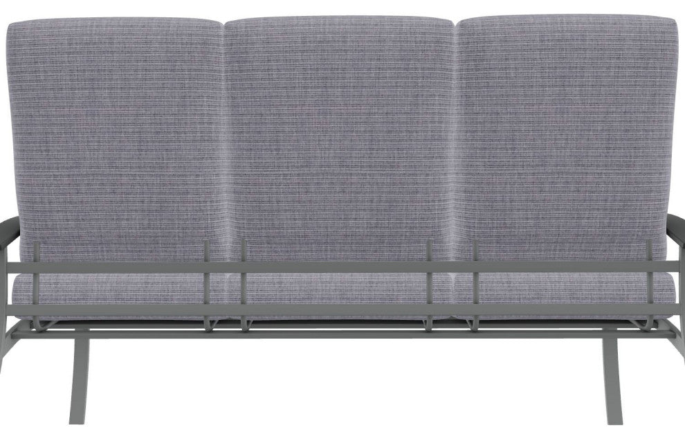 Belle Isle Cushion 3-Seat Outdoor Sofa, Proven Ash/Graphite