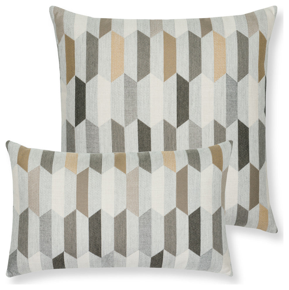 Chiseled Camel Lumbar Indoor/Outdoor Performance Pillow, 12"x20"