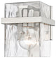 Zlite 1938-1S-BN 1-Light Wall Sconce, Clear
