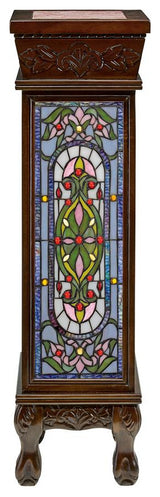 Design Toscano Baldwin Stained Glass Pedestal