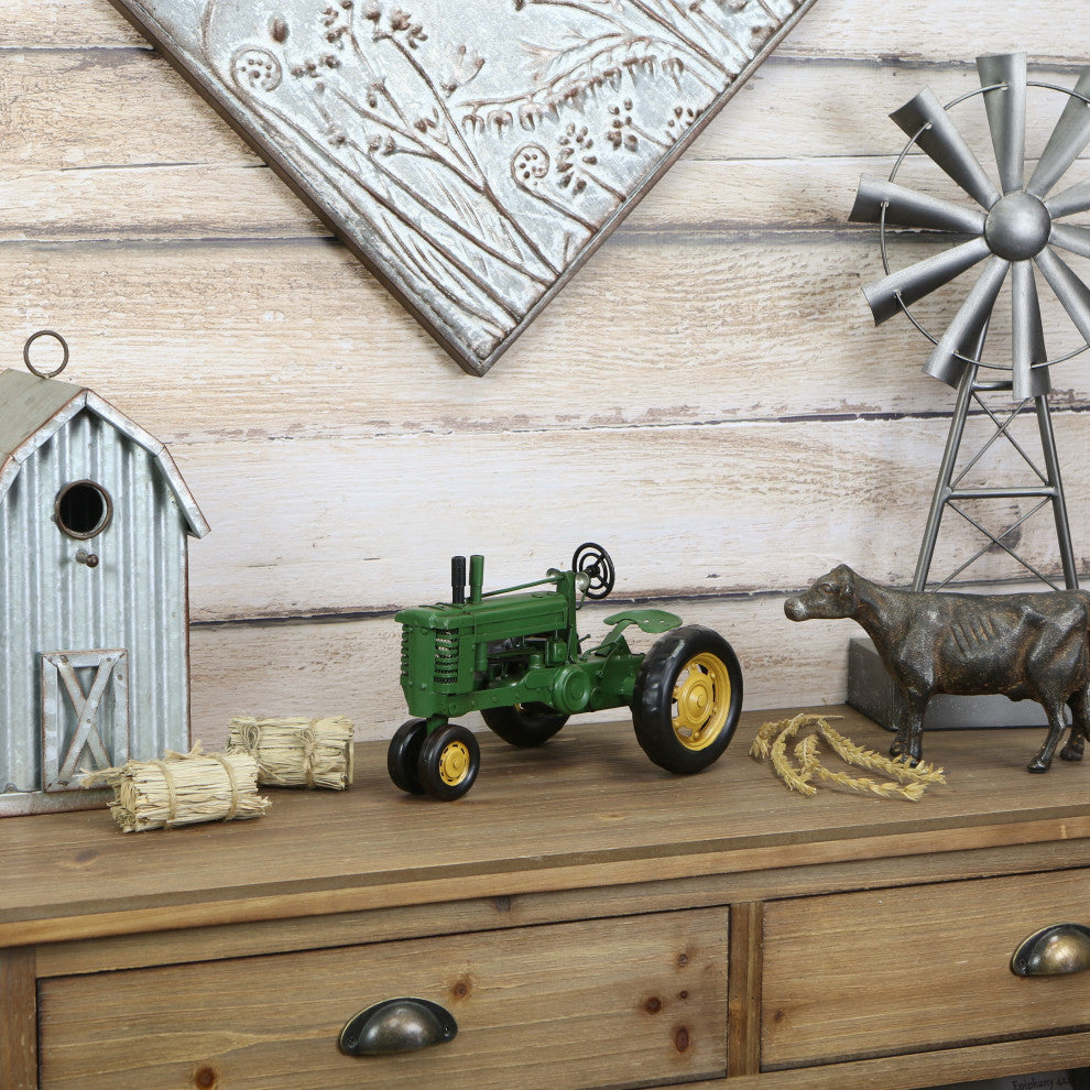 Classic Tractor Figurine, Green