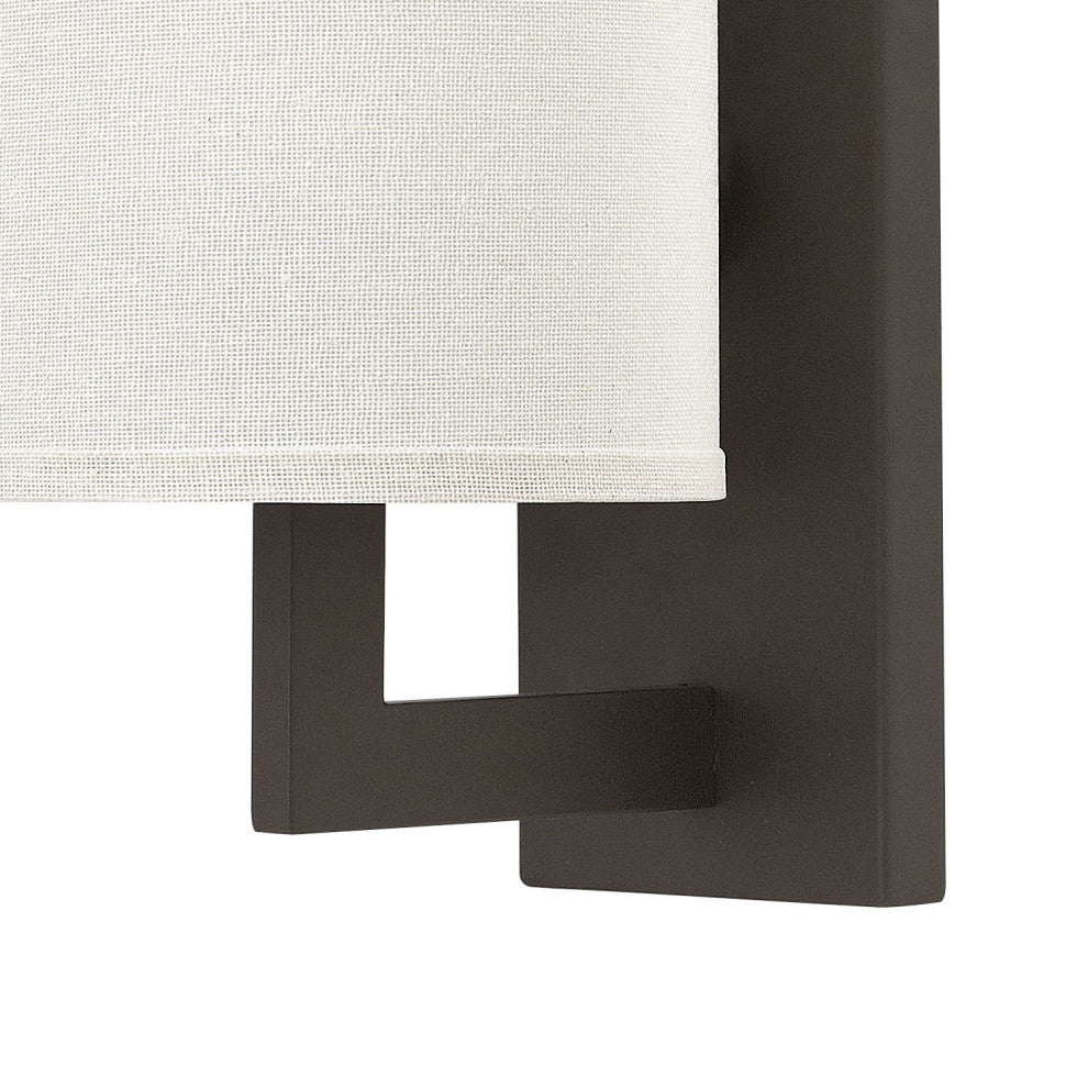 Hinkley Hampton Single Light Sconce, Buckeye Bronze
