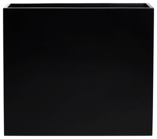 Calistoga Tall Rectangle Planter Box, Black, 36"x12"x30"