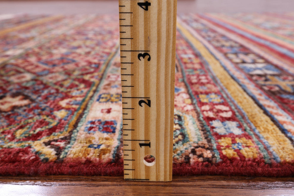 Super Kazak Khorjin Handmade Rug 3' 11" X 5' 9" Q10461