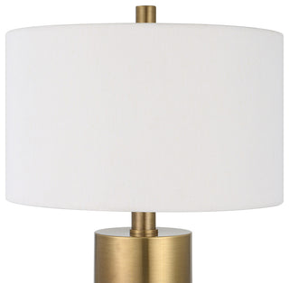 Uttermost Adelia Ivory and Brass Table Lamp